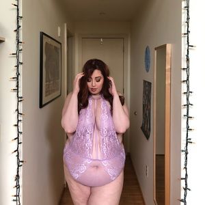 Queen sized lavender teddy queen size